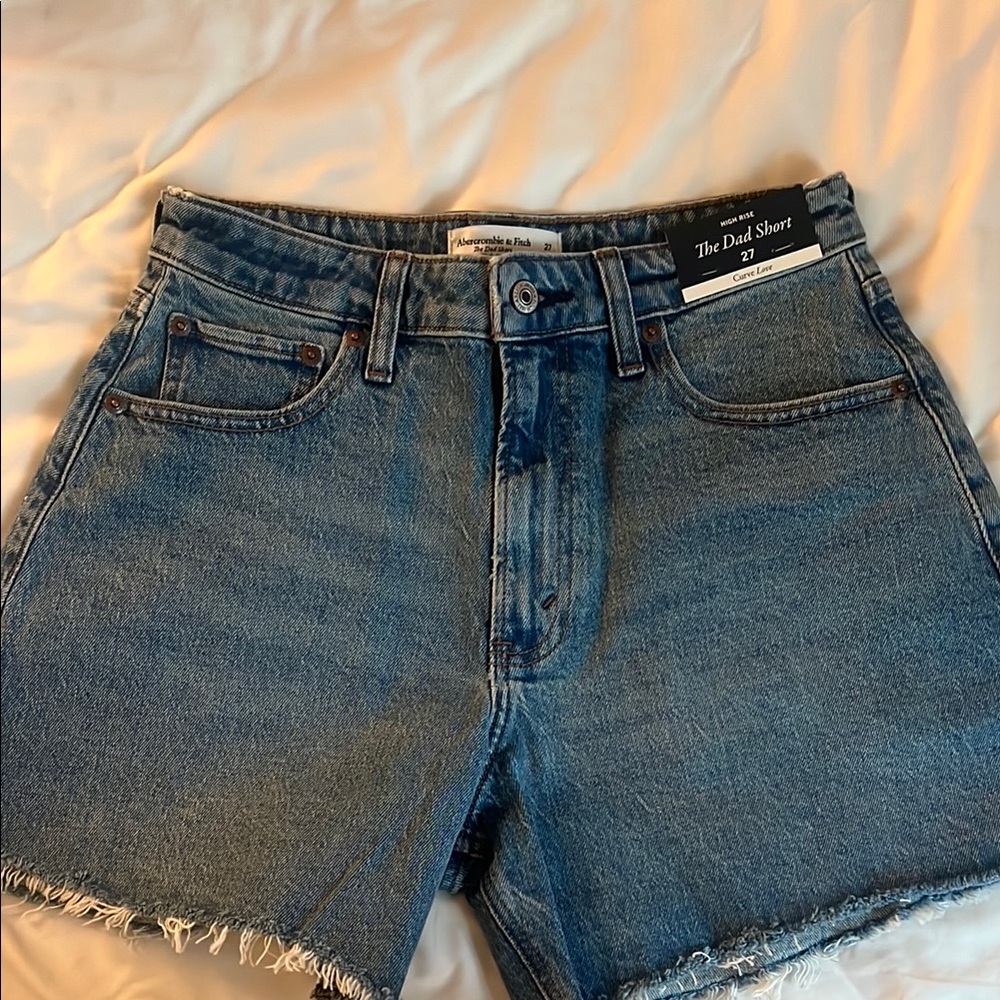 Abercrombie & Fitch Curve Love Dad Shorts